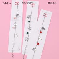 Colorful Crystal Pendant Bracelet Alloy 4021001253