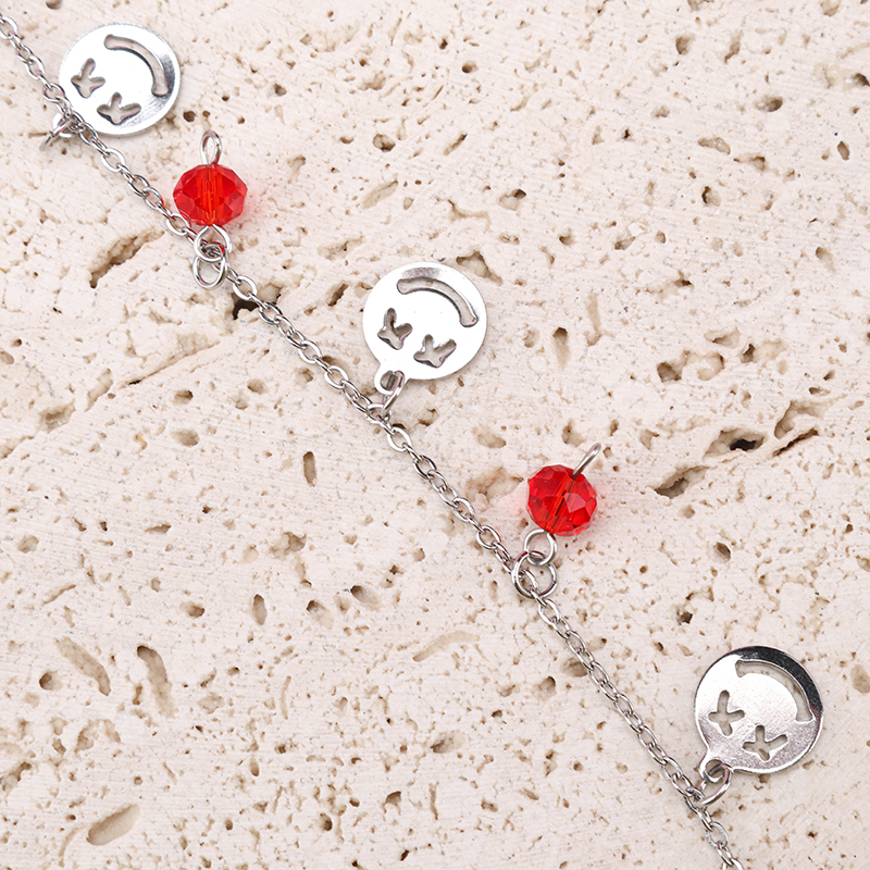 Colorful Crystal Pendant Bracelet Alloy 4021001253