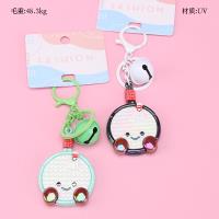 Cartoon Smiley Racket Charm
