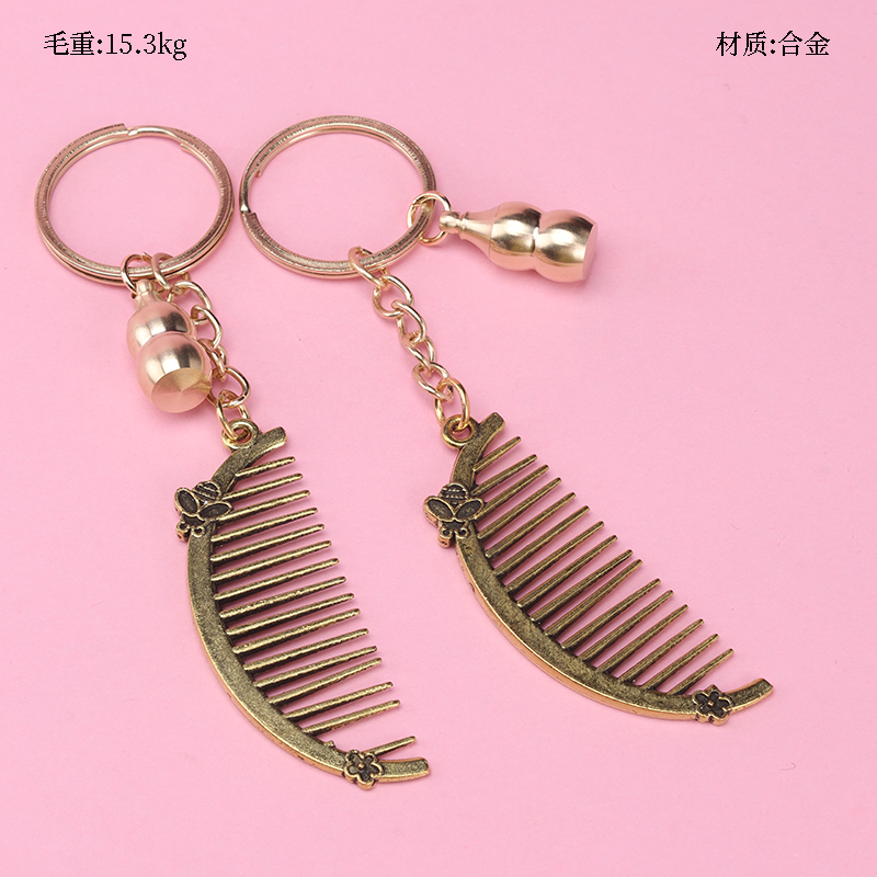 Alloy Comb Gourd Charm