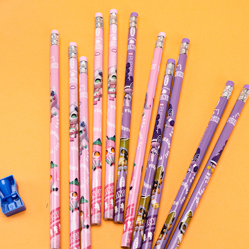 12 Pack Cartoon Pencil Set