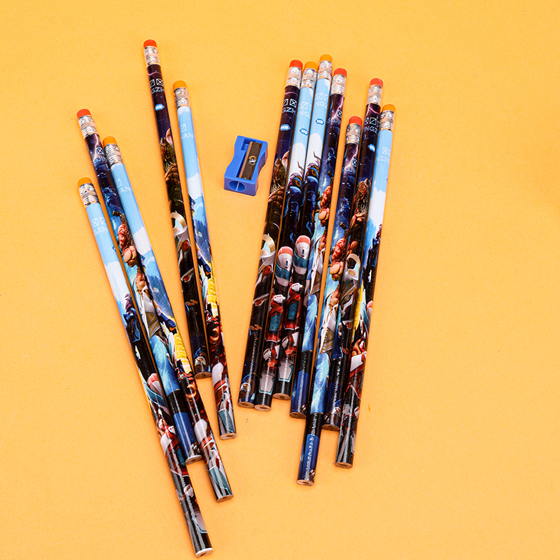 12 Pack Cartoon Pencil Set