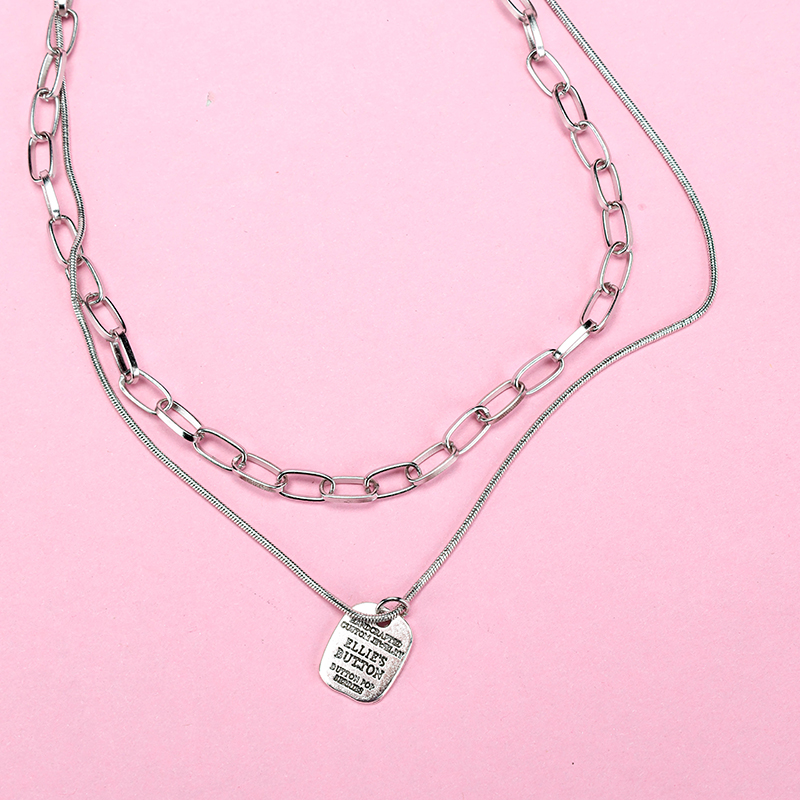 Fashion Letter Pendant Necklace