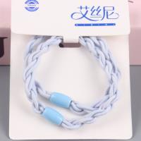 QY麻花扁珠两条皮筋 4