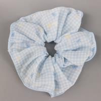 ASN薄纱格子碎花锁边大肠圈 2