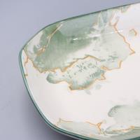 12寸切角鱼盘绿川摸迪 3