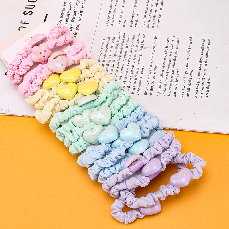 Two Color Wave Dot Scrunchie