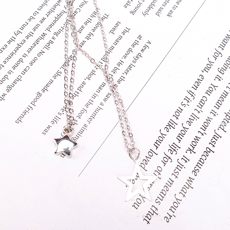 Double Layer Star Necklace