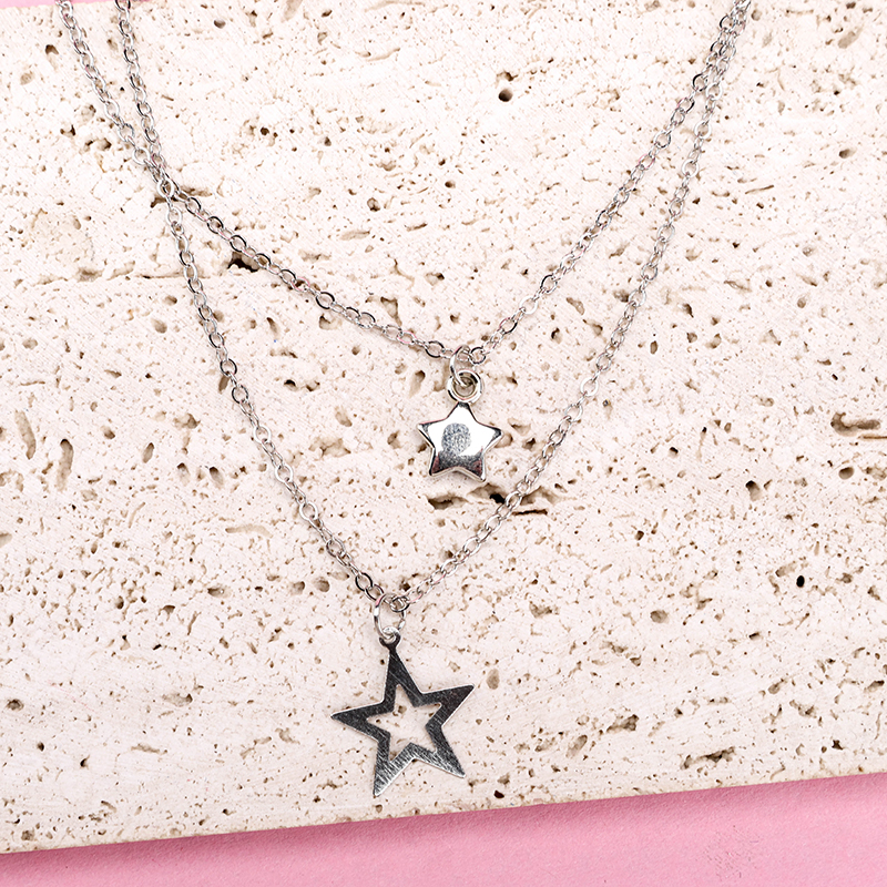 Double Layer Star Necklace