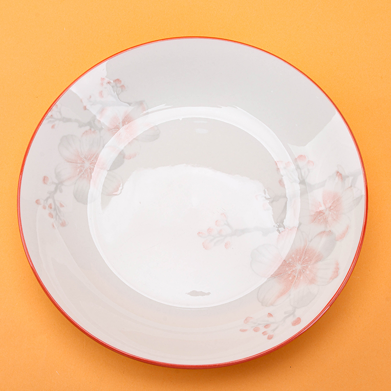Yongfeng 7-inch Fruit Plate Cherry Blossom Ceramic Code 1200400589
