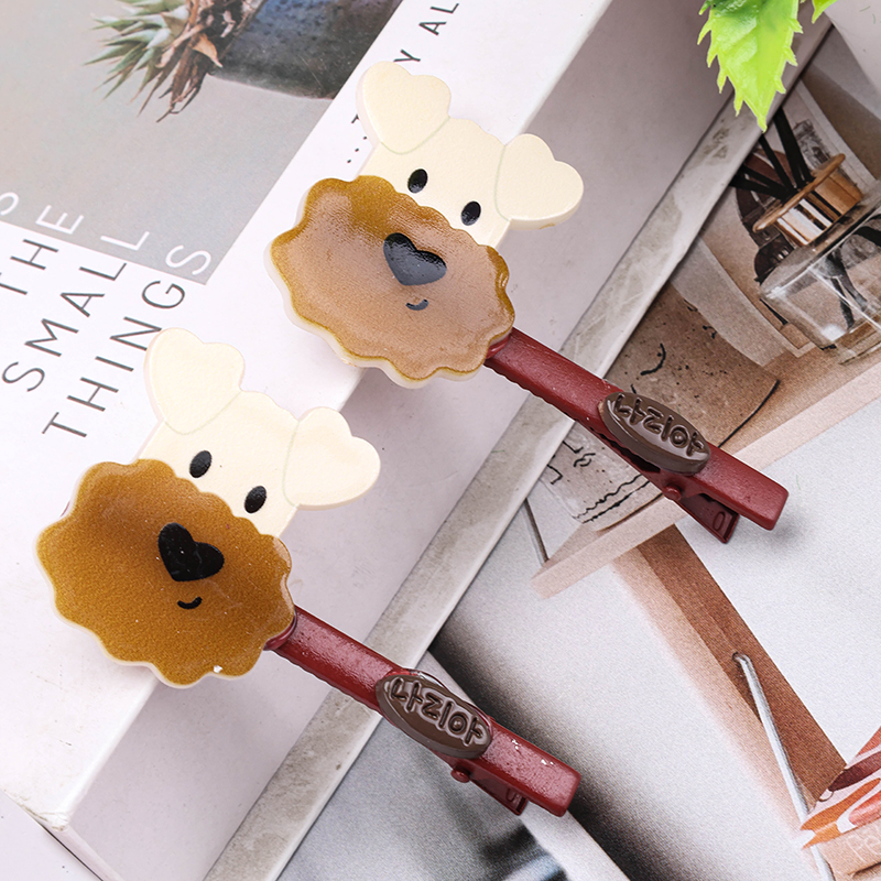 Two Cartoon Dog Duckbill Hair Clip Alloy 4010402823