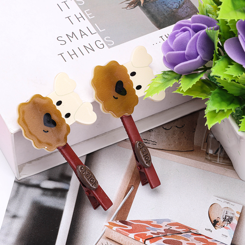 Two Cartoon Dog Duckbill Hair Clip Alloy 4010402823