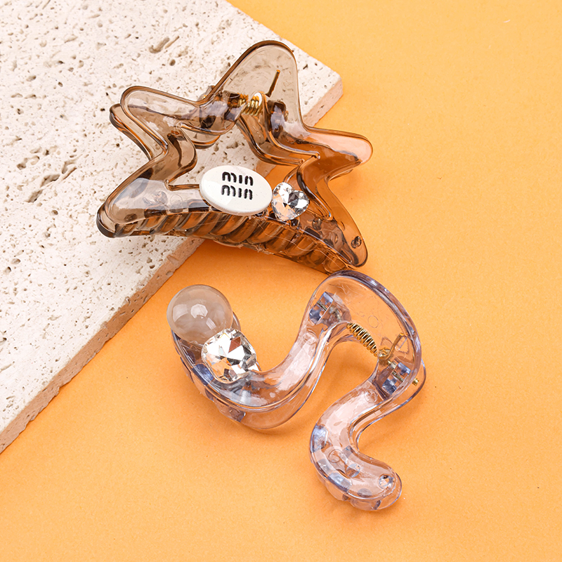 Double-Sided Crystal Medium Hair Claw Clip GPPS 4012000344