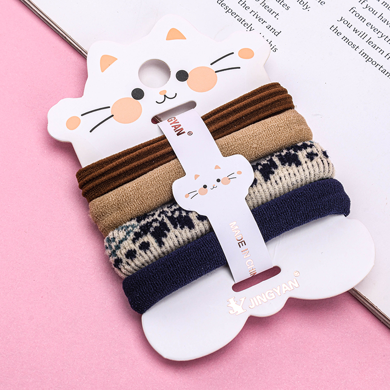 Four National Style Cotton Hair Bands