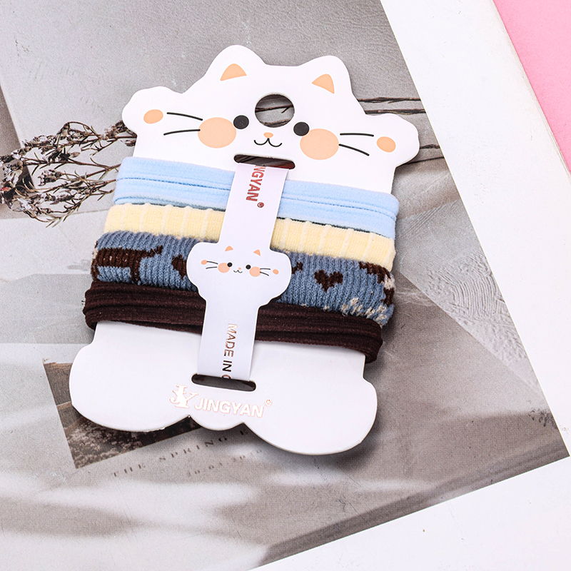 Four National Style Cotton Hair Bands