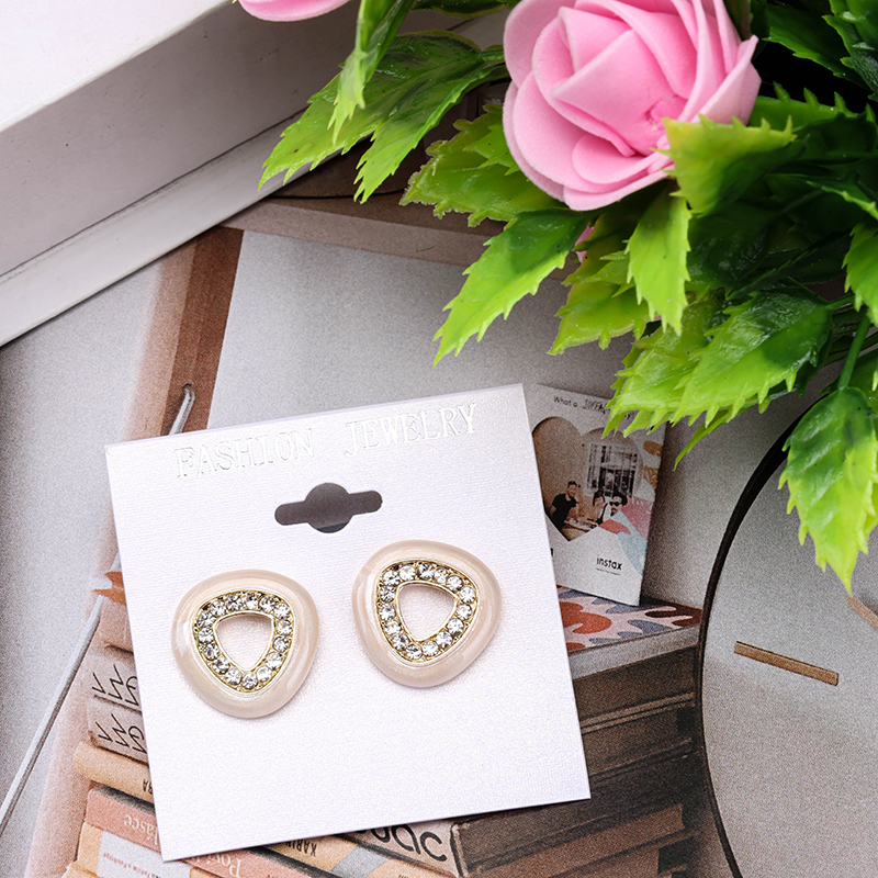 Micro-Set Triangle Ear Studs