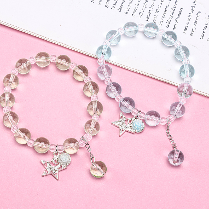 Glass Butterfly Star Flower Bracelet 4021001273
