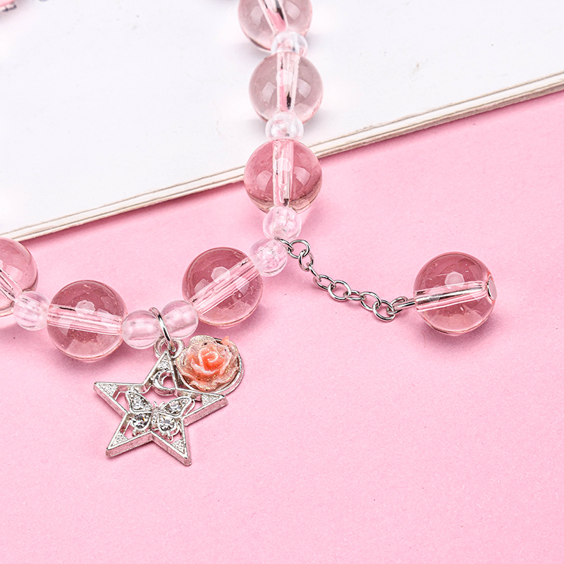 Glass Butterfly Star Flower Bracelet 4021001273