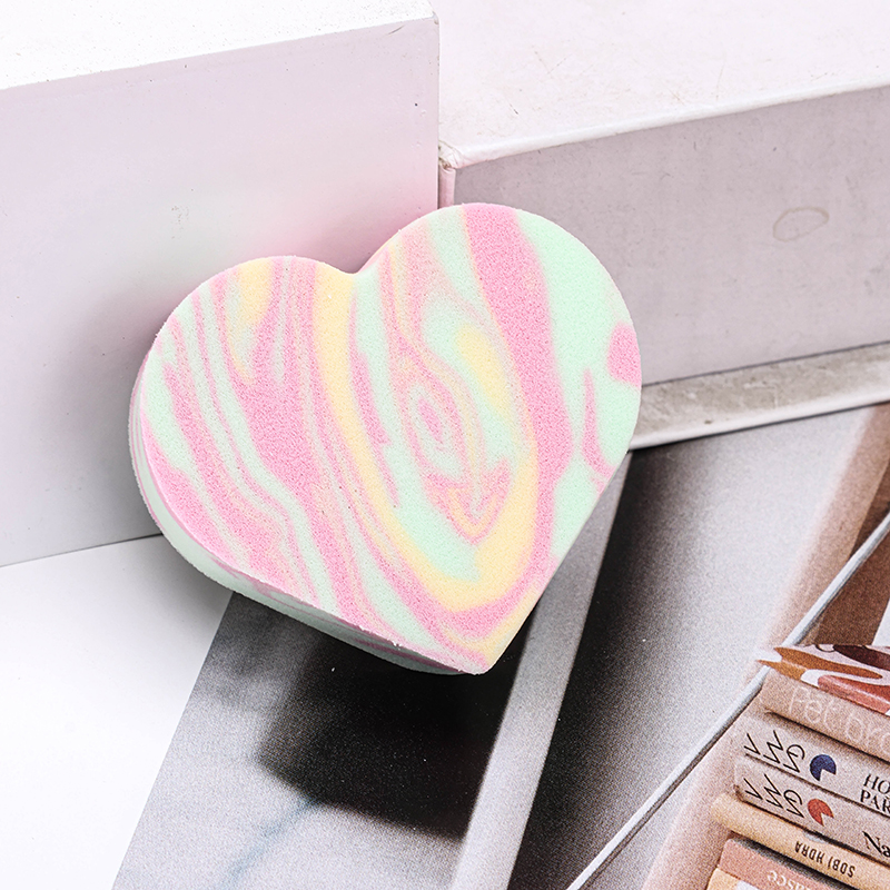 Three Heart Makeup Puffs