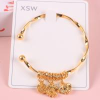 XSW开口波浪盘缠金手镯 3