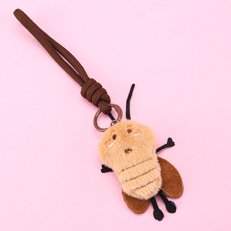 Plush Little Bee Long Cord Charm