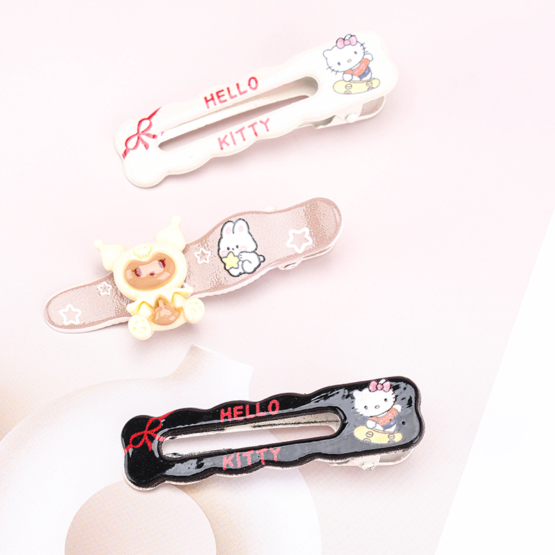 Cartoon Plaid Duckbill Hair Clip