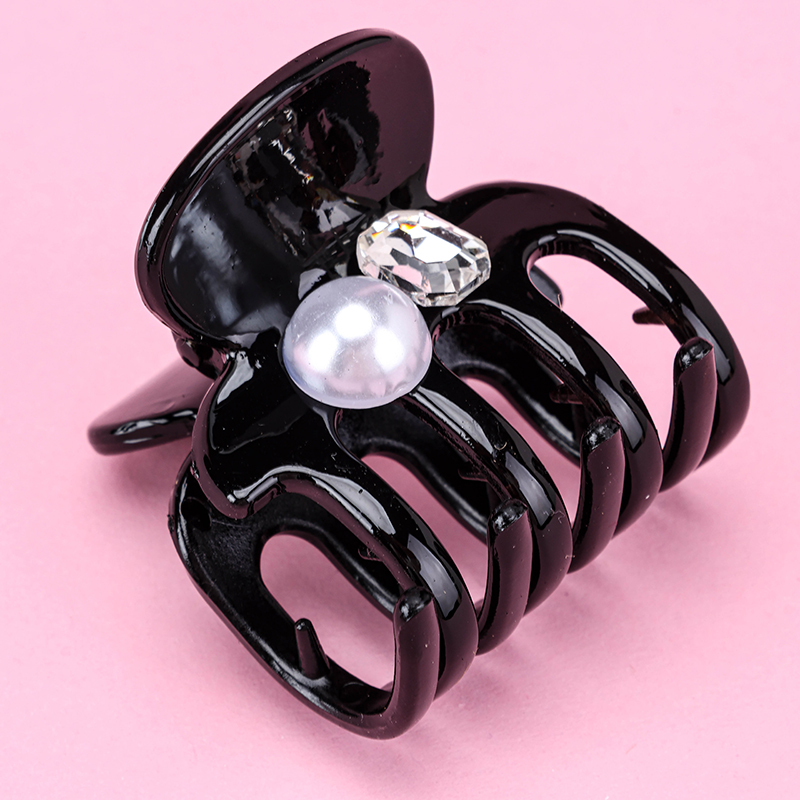 Boxed Pearl Crystal Accessory Small Hair Claw Clip PC 4011900407