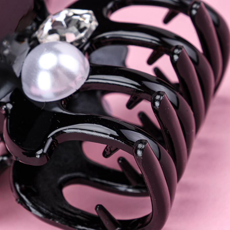 Boxed Pearl Crystal Accessory Small Hair Claw Clip PC 4011900407