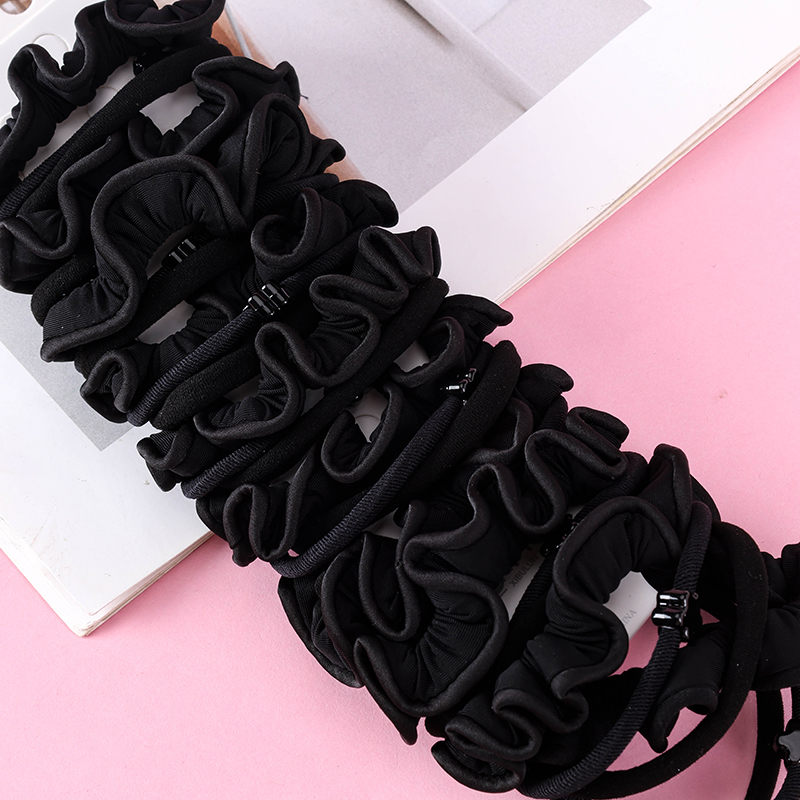 Black Edging Hair Bands 3 Pack