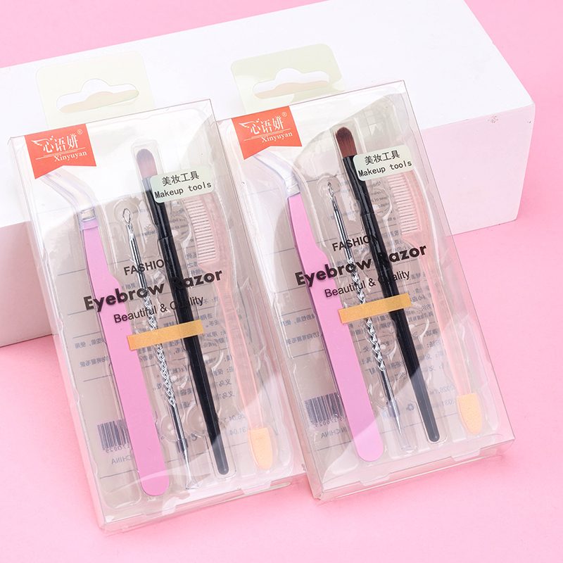 Plastic Iron Eyelash Curler 4-Piece Set 4030200212