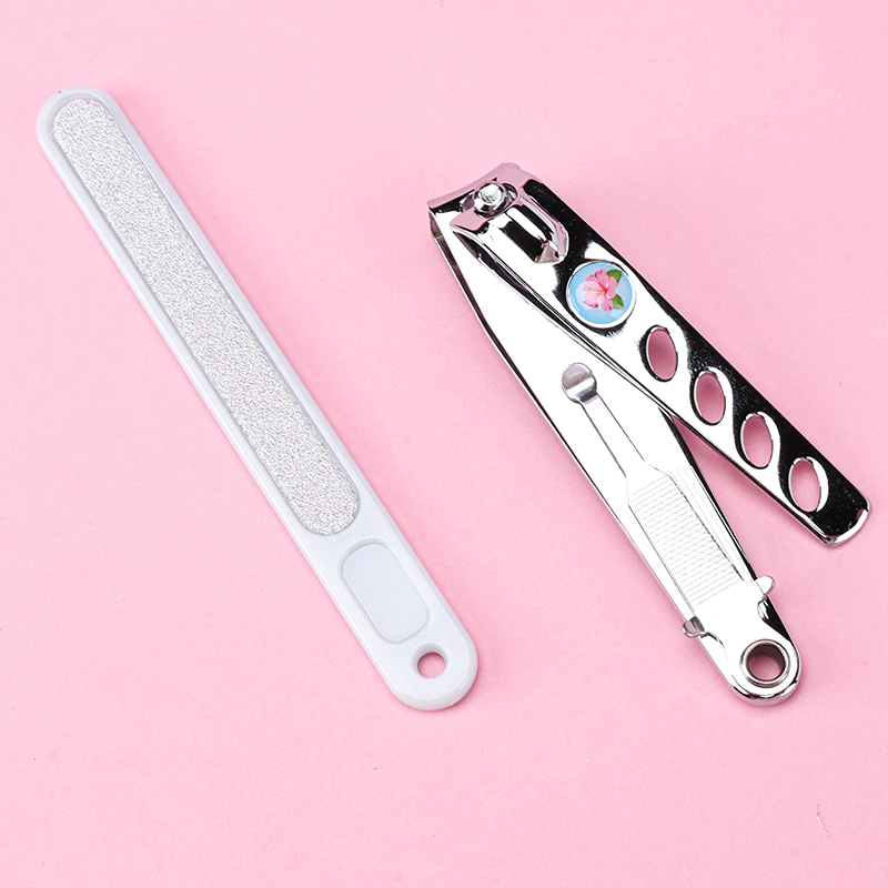 Large Nail Clipper and File Set Stainless Steel 4030300136