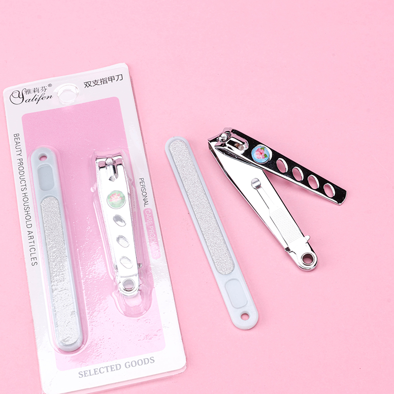Large Nail Clipper and File Set Stainless Steel 4030300136