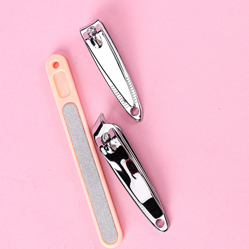 Nail Clipper and File Set 2+1 Stainless Steel 4030300137