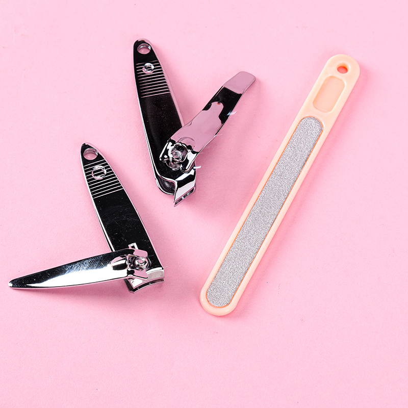Nail Clipper and File Set 2+1 Stainless Steel 4030300137