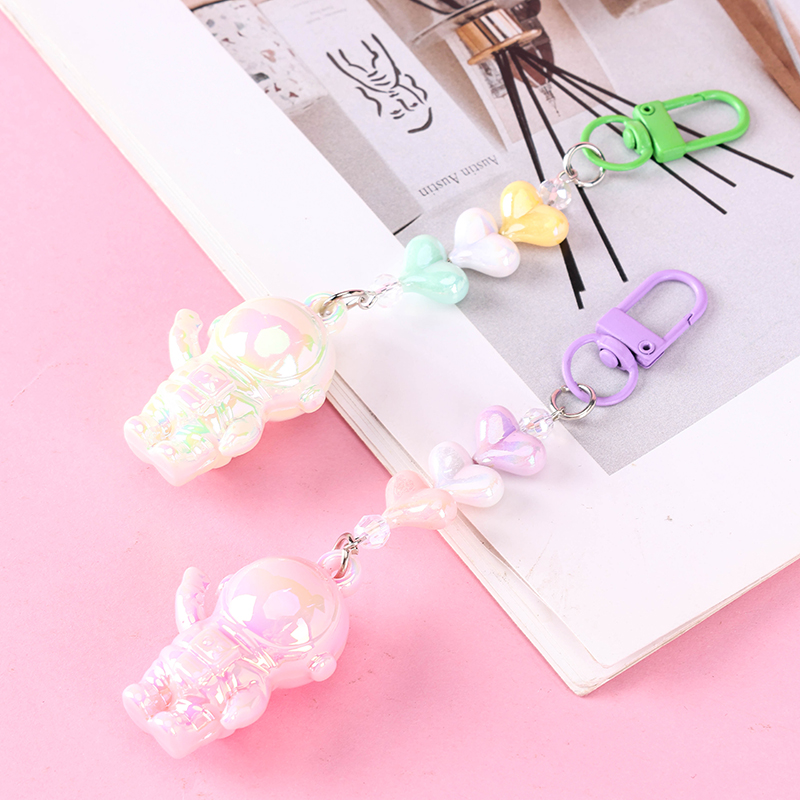 Heart Astronaut Bag Charm