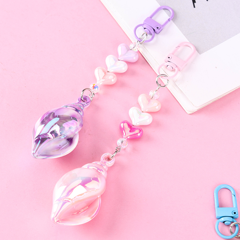 Heart Conch Bag Charm