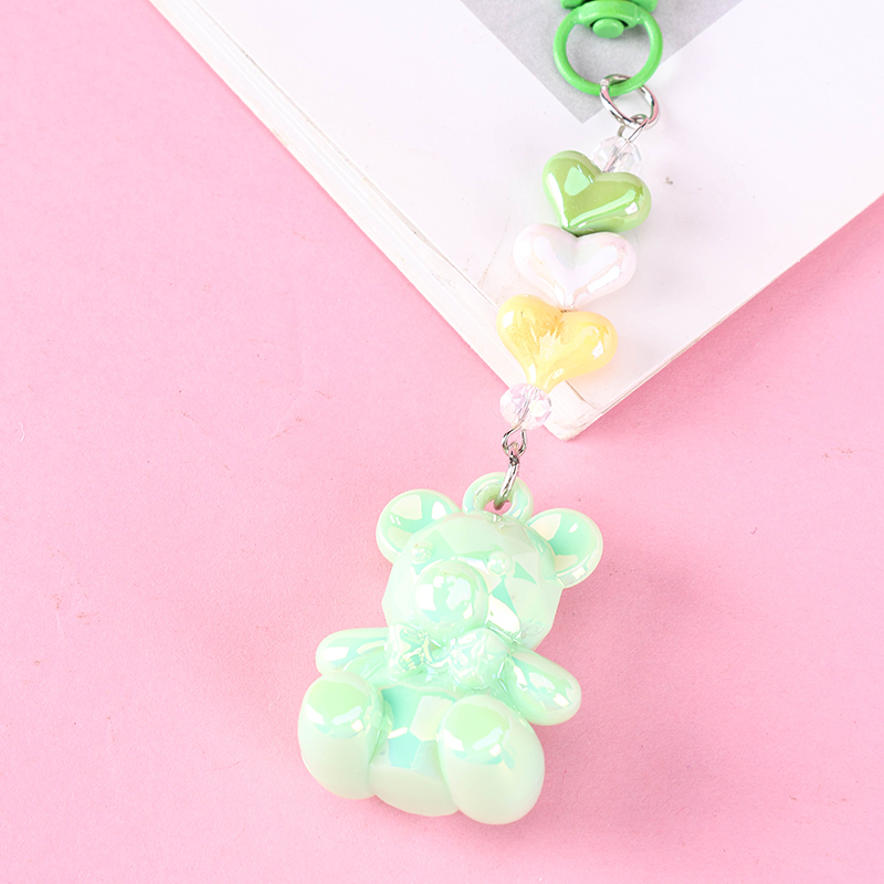 Heart Bear Bag Charm