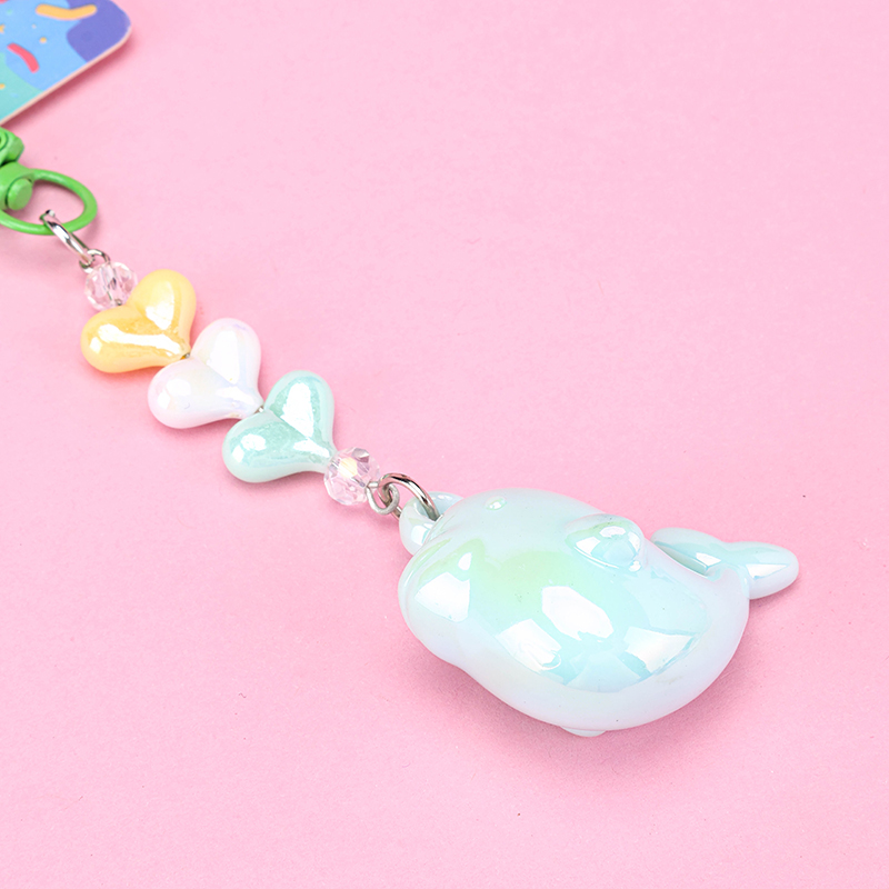 Heart Dolphin Bag Charm