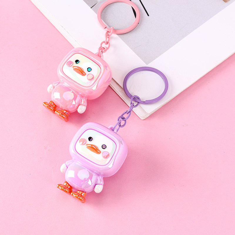 Cartoon Square-head Duck Charm