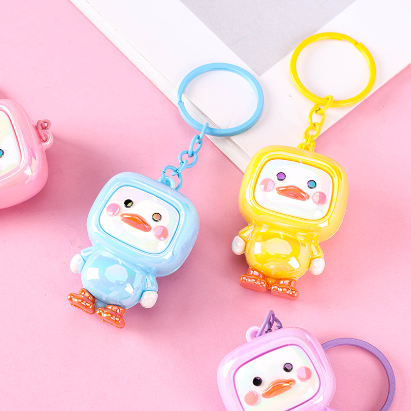 Cartoon Square-head Duck Charm