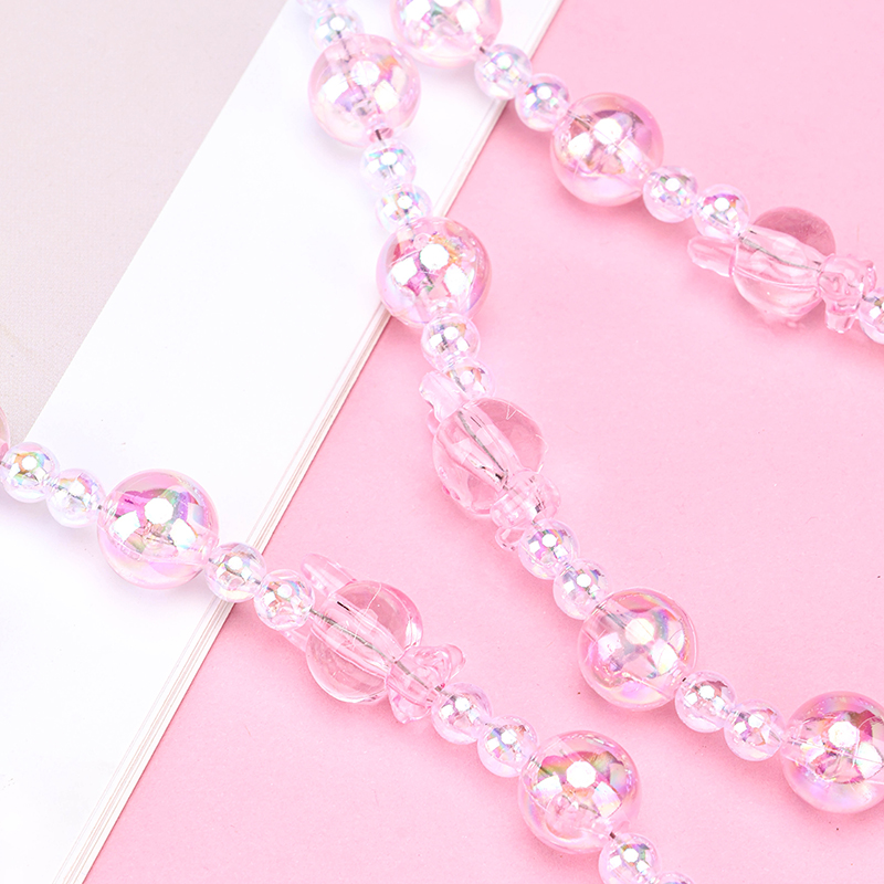 Pink Crystal Phone Charm
