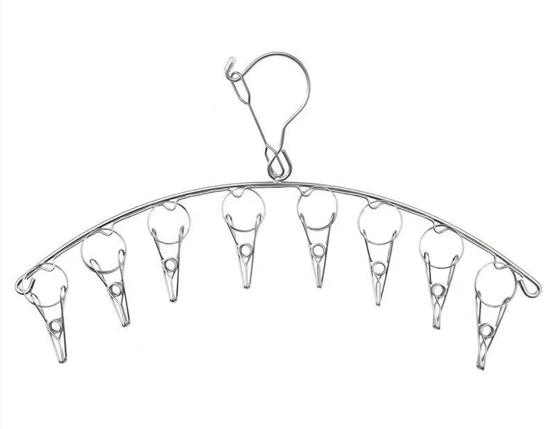 3.0mm Stainless Steel Windproof 8-Clip Hanger