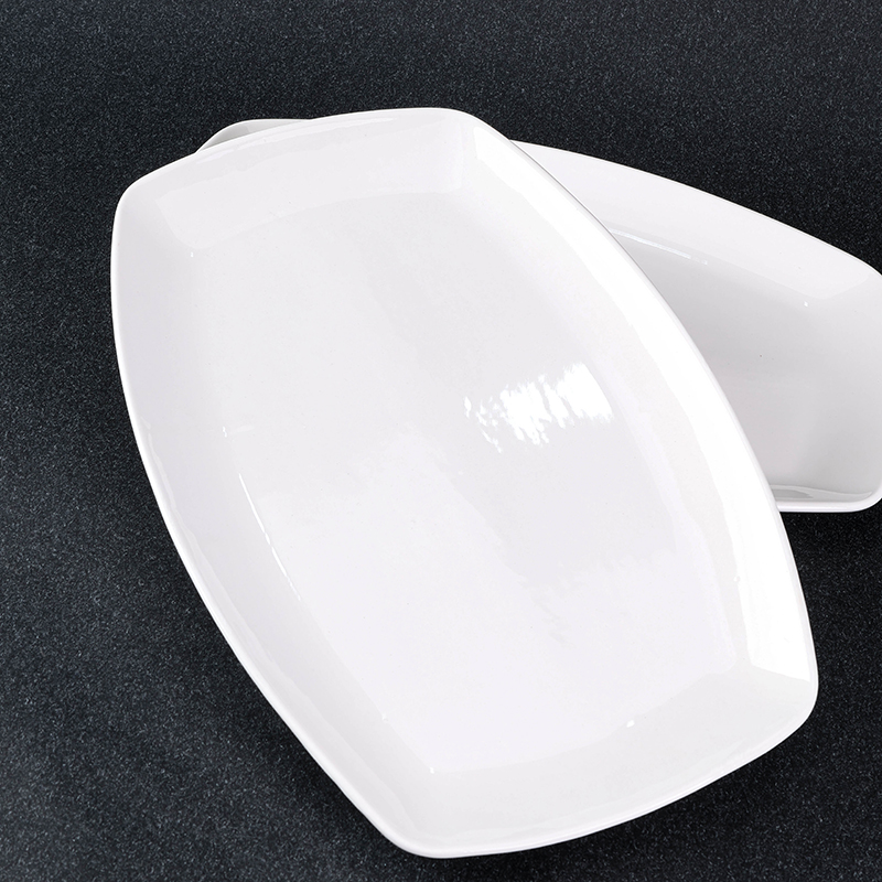 Handle 13-inch Oval Fish Dish Qualified Ceramic Code 1200400594
