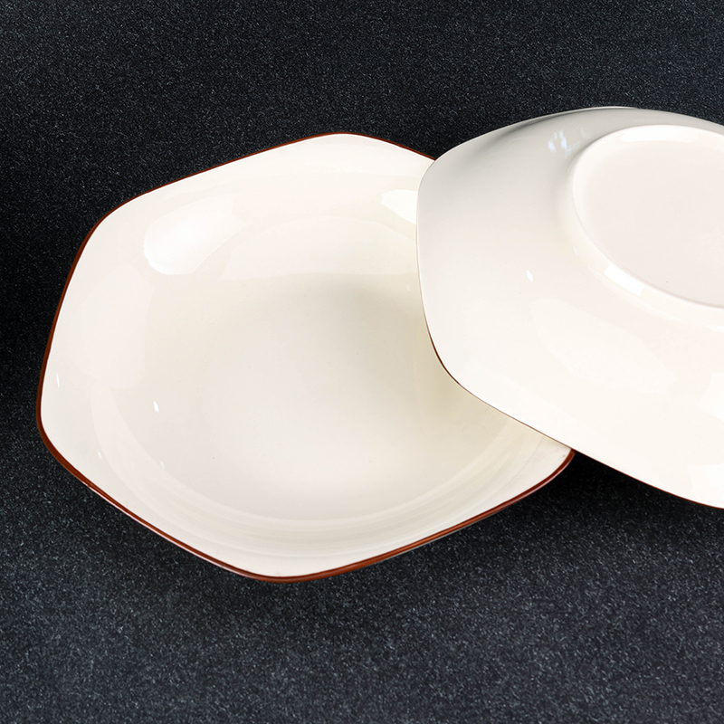8-inch Lotus Leaf Ceramic Tray