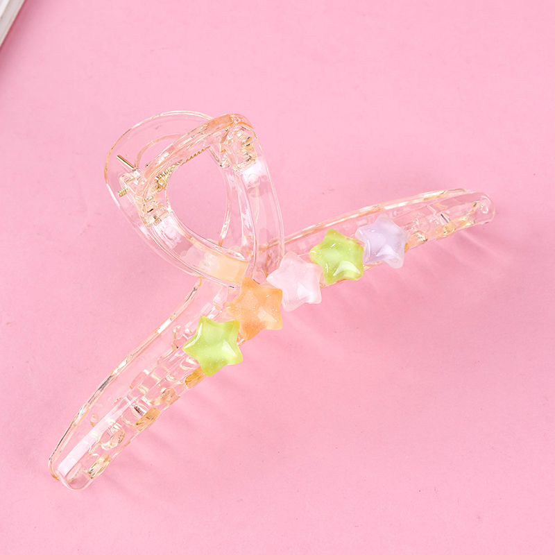 13 cm AB Face Ice Transparent Hair Claw Clip GPPS 4011801277