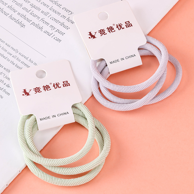 Spring Color Fine Twill Hair Bands 3 Pack
