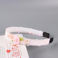 JR小兔花朵毛边贴布发箍 5