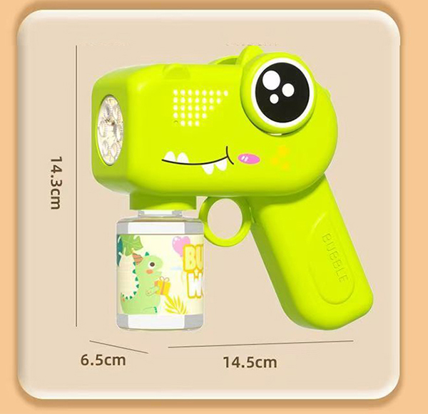 Square Dinosaur Bubble Gun