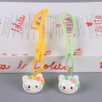 CM树脂小花KT猫尼龙绳挂件 4