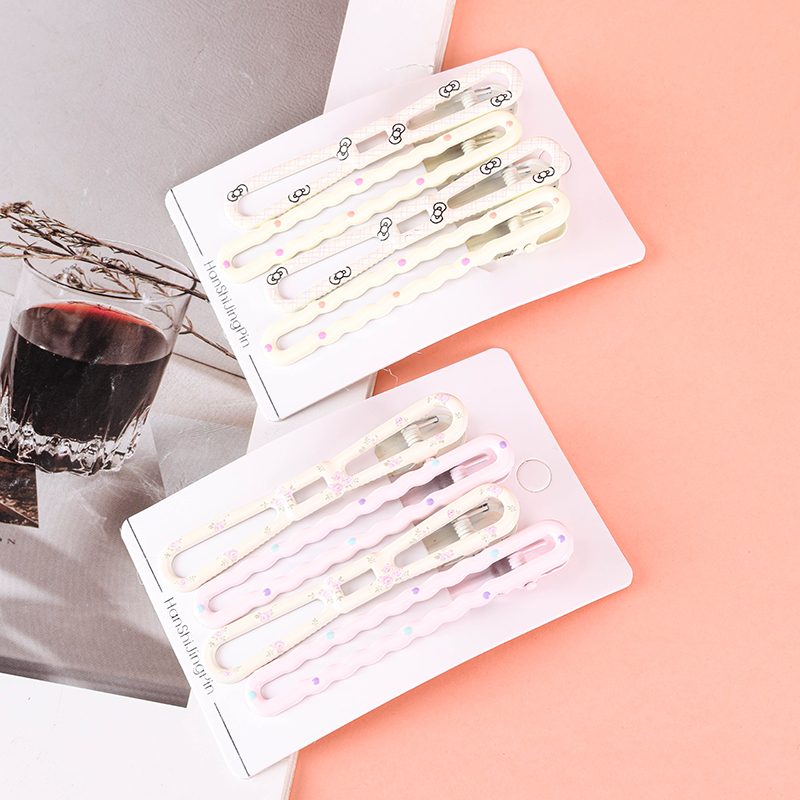 4-Piece Colorful Duckbill Clip